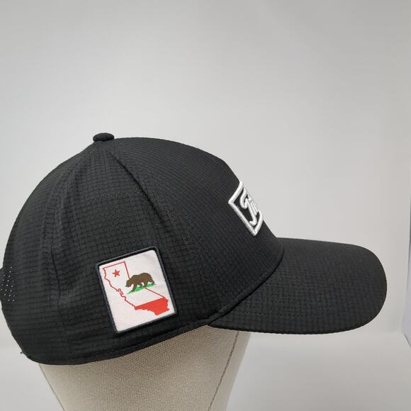 Titleist Snapback Hat Solid Black One Size Adjustable Embroidered - Picture 5 of 9